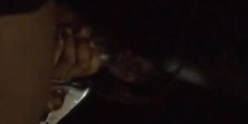 Ebony CarHead Caught by Firefighters 