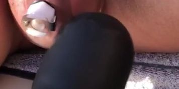 Goddess Gstar: Pierced pussy pumping