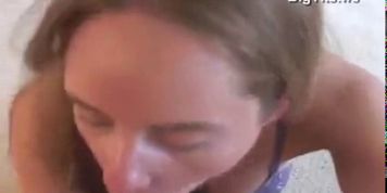 Loud big tits blonde is a dirty slut