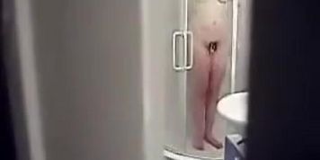 Nub with thick hair on the amateur voyeur video
