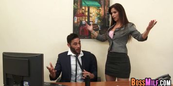 Sexy Milf Boss Syren De Mer Exploits Employee For Dick (Syren Demer)