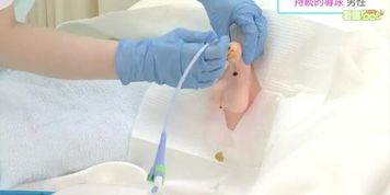 Male catheter Teaching material video.