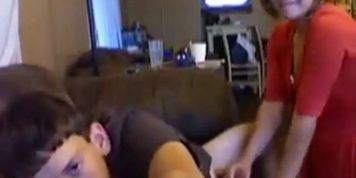Sex with the girl in red dress - video 1