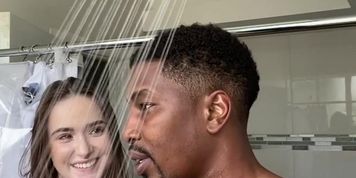 Interracial Couple Take Bath - Hazel Moore (Isiah Maxwell)