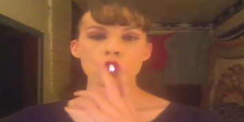 mature bitch chainsmoking 100s and 120