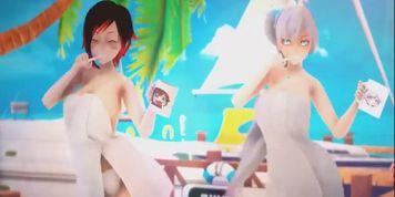 {MMD RWBY} - My Shiny ft. Ruby, Weiss - by RWBY MMD