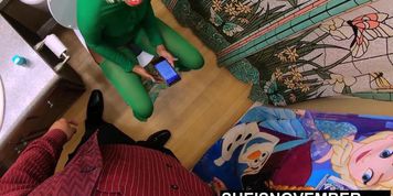 Msnovember Arm Twisted While Stepdad Nails Her Black Ass Hard Doggystyle Standing On Sheisnovember