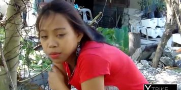 Skinny Asian Teen Knows How To Suck A Loaded Dong Dry With Lots Of Saliva