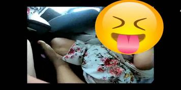 BBW Ebony Hooker in Car