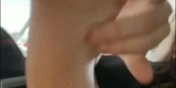 goth girlfriend let me jerk to her sole on snap