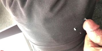 Hoodie Cumshot: second time