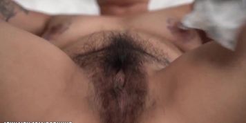 Sexy Hairy Asian Vibrator Masturbation Lulu Sparkle ATK