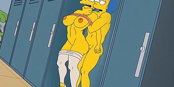 Housewife Marge Moans With Pleasure When Streams Of Hot Sperm Fill All Her Holes / Toons / Anime / Hentai (Kim Triple X, Visual_Novel)