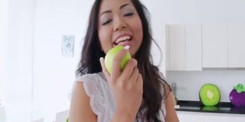 Asian slut gets ass pounded