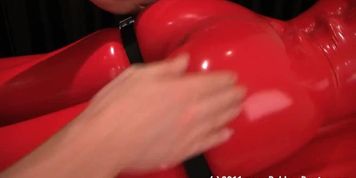 Red Latex Doll
