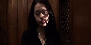 Brunette sucking and fucking at the confessionary (Ava Dalush)