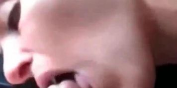 White Bitch Begs For The Nut