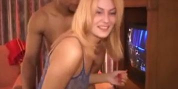 Dirty white wife got a hard breeding session