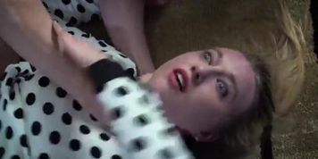 Blonde Bitch Boss Fucked and Strangled By Workman
