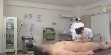 Japanese Nurses Gone Crazy With A Patient In A Doctors Office