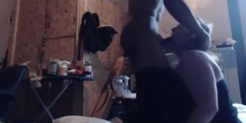 Neighbors wife an me home alone