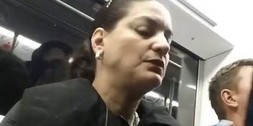 Mature Lady likes bulgeshe cant stop looking - video 1
