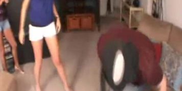 Ballbusting Challenge Roxie Vs Amber