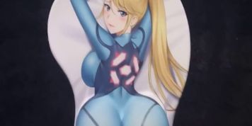 Samus Aran MOUSEPAD CUM TRIBUTE BUKKAKE SOP 1