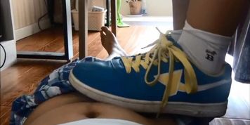 Dick Trampled By Different Shoes
