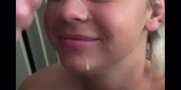 Haley Stout Facial Cumshot