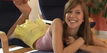 Beatiful Girl with sexy soles get tickled
