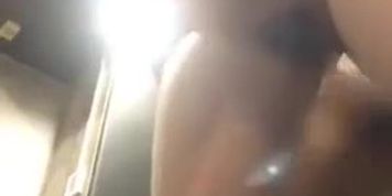 Hitting her from the back :)