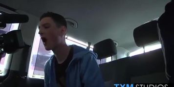 Huge loads of warm cumshots for this horny twink Olly Tayler