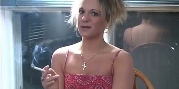 Tina Smoking