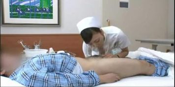Wild Japanese nurse railing a patient
