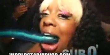 Oh My... Girl Name Lethal Lipps Swallows A 18 Inch Dildo!