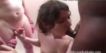 anal gangbang & facial