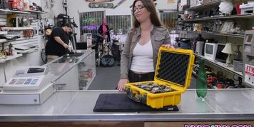 Fucking Frenchy For A Flight At The Pawnshop