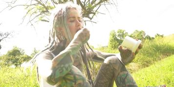 German Scout - Split Tongue Tattoo Star Anuskatzz At Rough A...