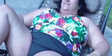 Huge Boob Desi Aunty Mira Sucks My BBC At The Pool In Public (July Saint)