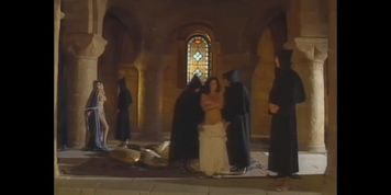 Erika Bella gangbanged by monks