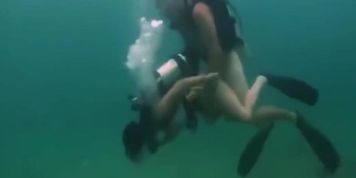 Scuba Diving Couple Having Sex Underwater