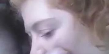 Dick Desperate Ginger Gives Car Blowjob  (Lil Baby)