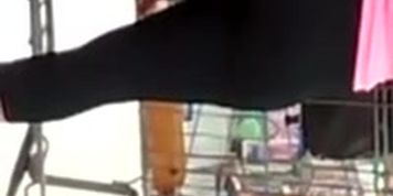 Candid pawg milf in spandex 2.