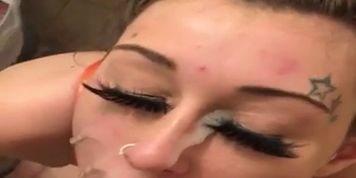 Cum shot from daddy