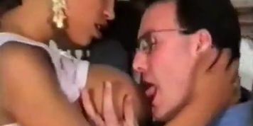 Angelique Dos Santos - with some guy with glasses