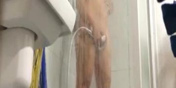 Caught masturbating in shower