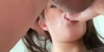 Gorgeous bitch loves sucking cock for a lot of cum