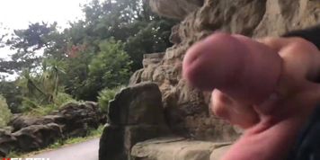 Public big dick flash To girl in public