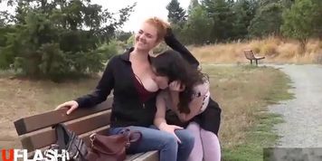 Amateurs Flashing and Tit Milk Facial